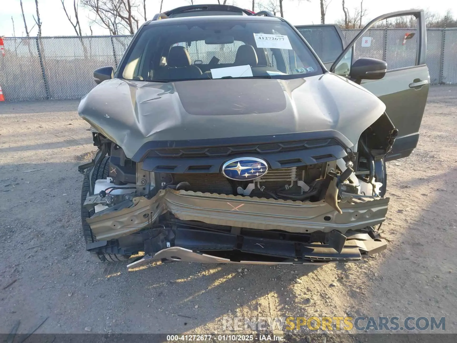 6 fotografías del automóvil dañado JF2SKAMC3NH439278 SUBARU FORESTER 2022