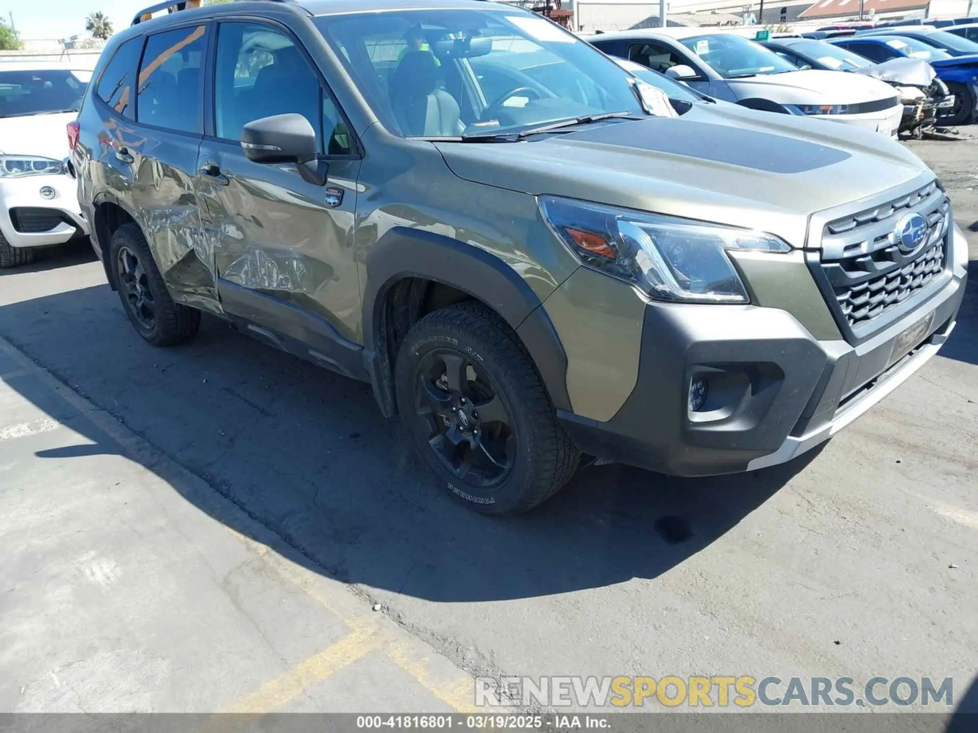 1 fotografías del automóvil dañado JF2SKAMC3NH502590 SUBARU FORESTER 2022