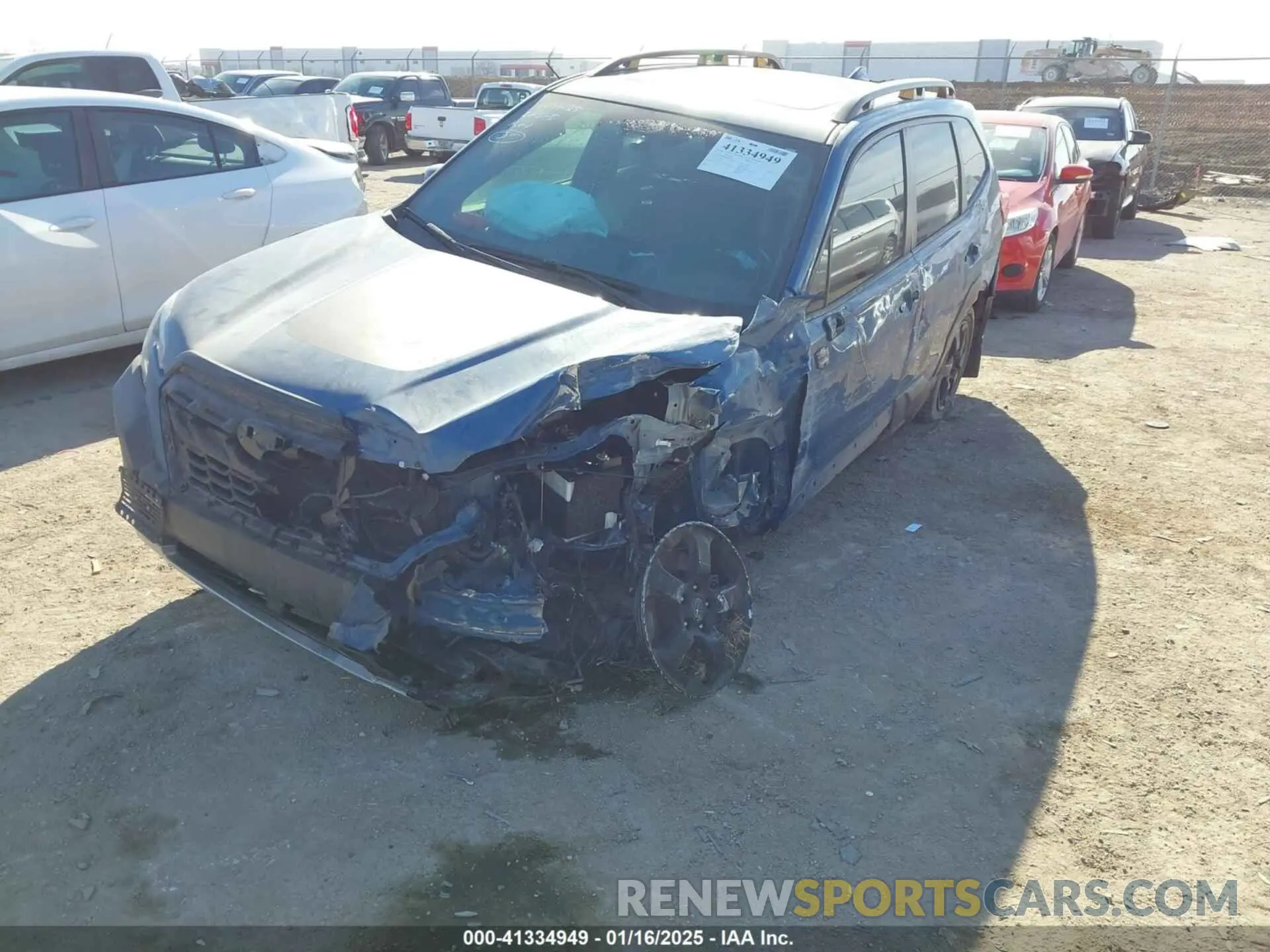 2 fotografías del automóvil dañado JF2SKAMC5NH426659 SUBARU FORESTER 2022