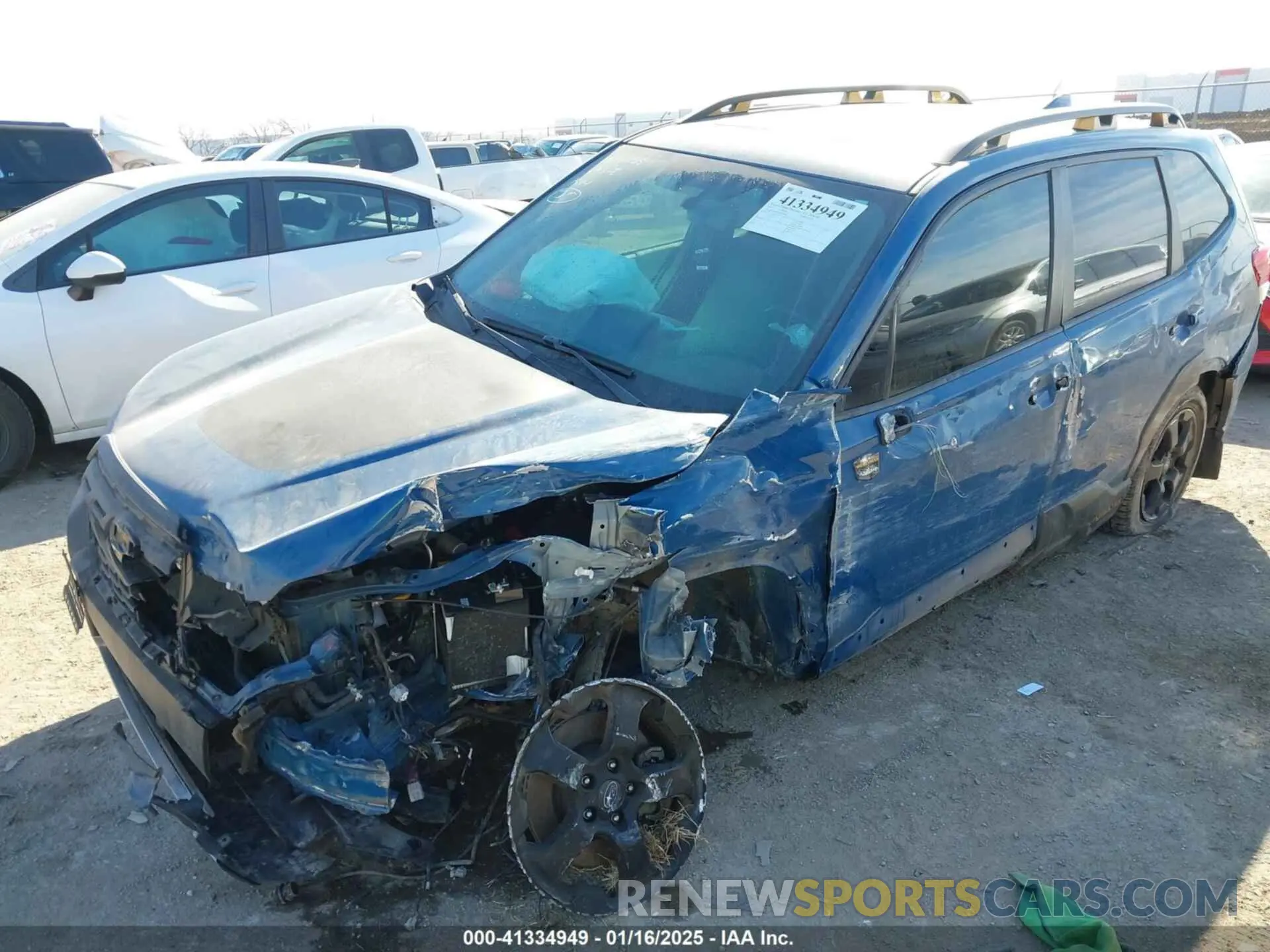 6 fotografías del automóvil dañado JF2SKAMC5NH426659 SUBARU FORESTER 2022