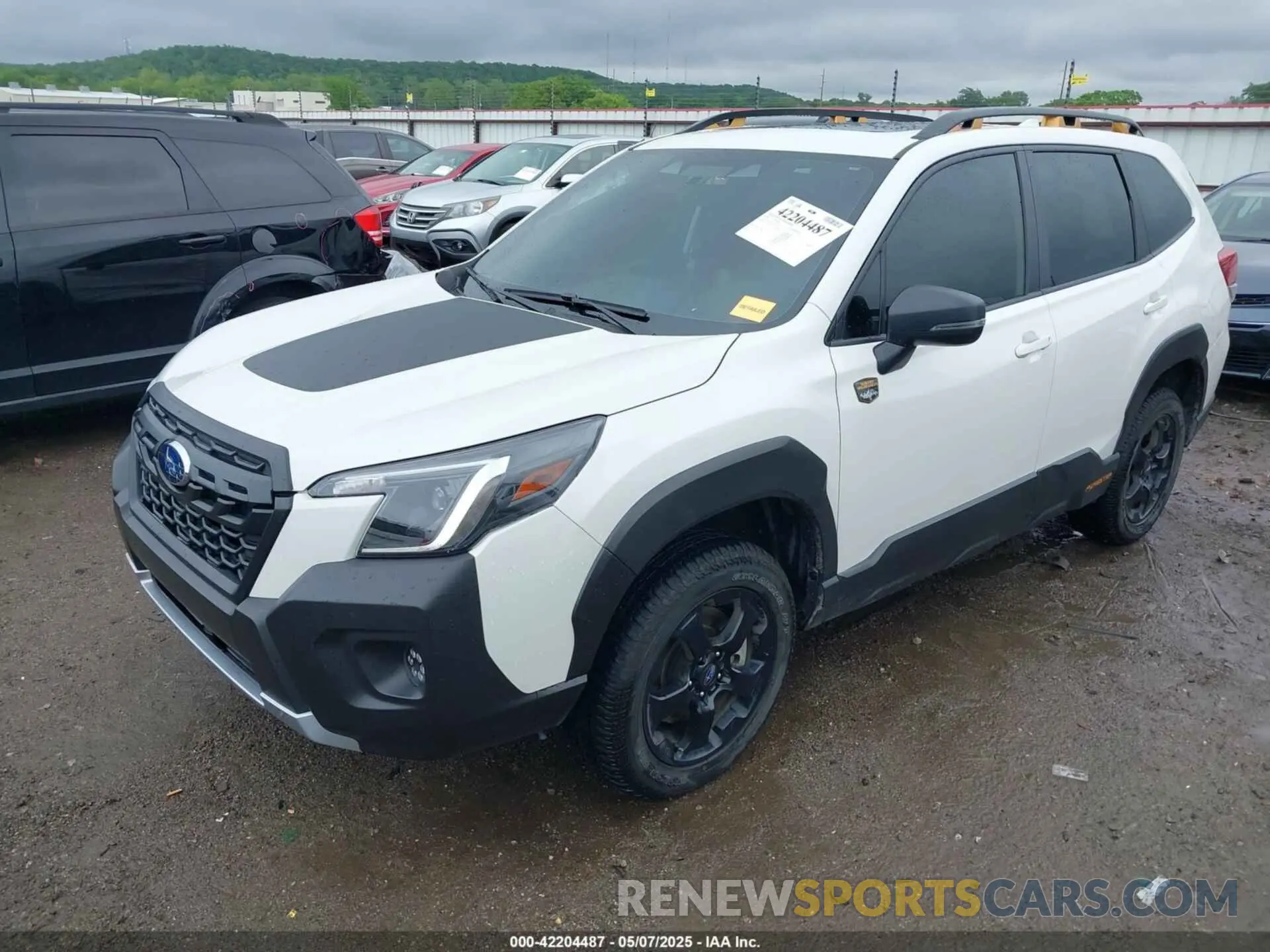 2 fotografías del automóvil dañado JF2SKAMC5NH517026 SUBARU FORESTER 2022
