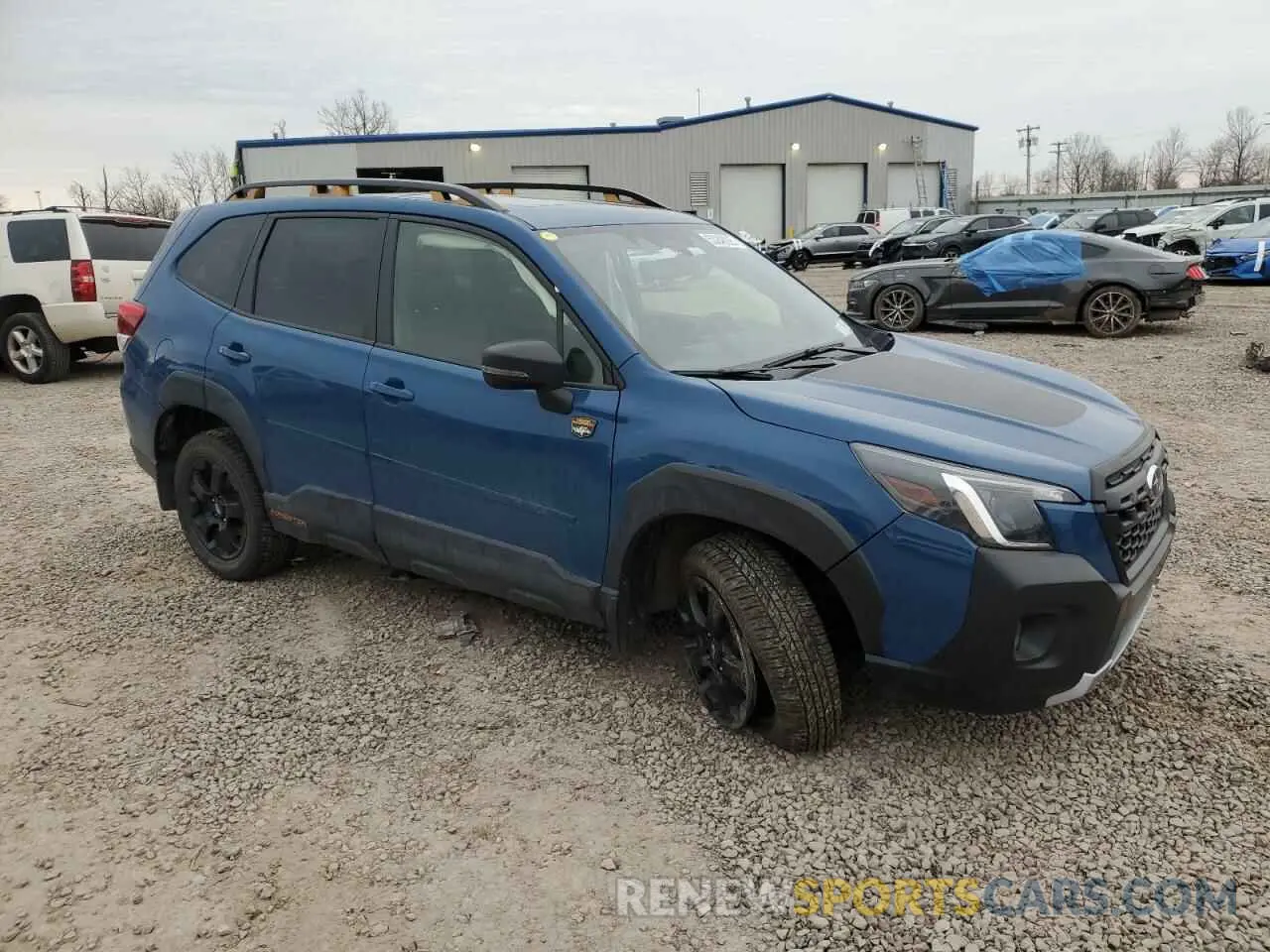 4 fotografías del automóvil dañado JF2SKAMC6NH513650 SUBARU FORESTER 2022