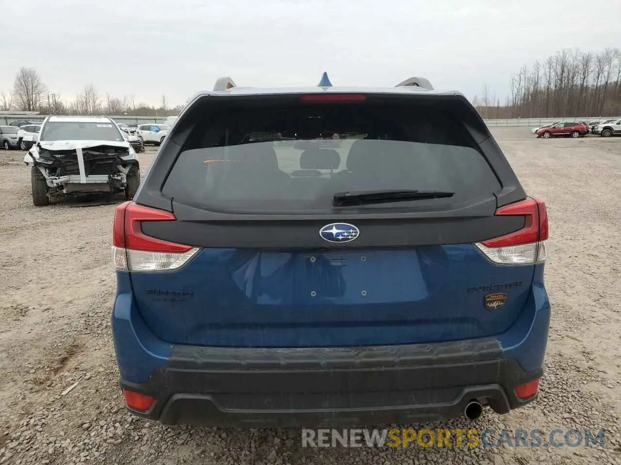6 fotografías del automóvil dañado JF2SKAMC6NH513650 SUBARU FORESTER 2022
