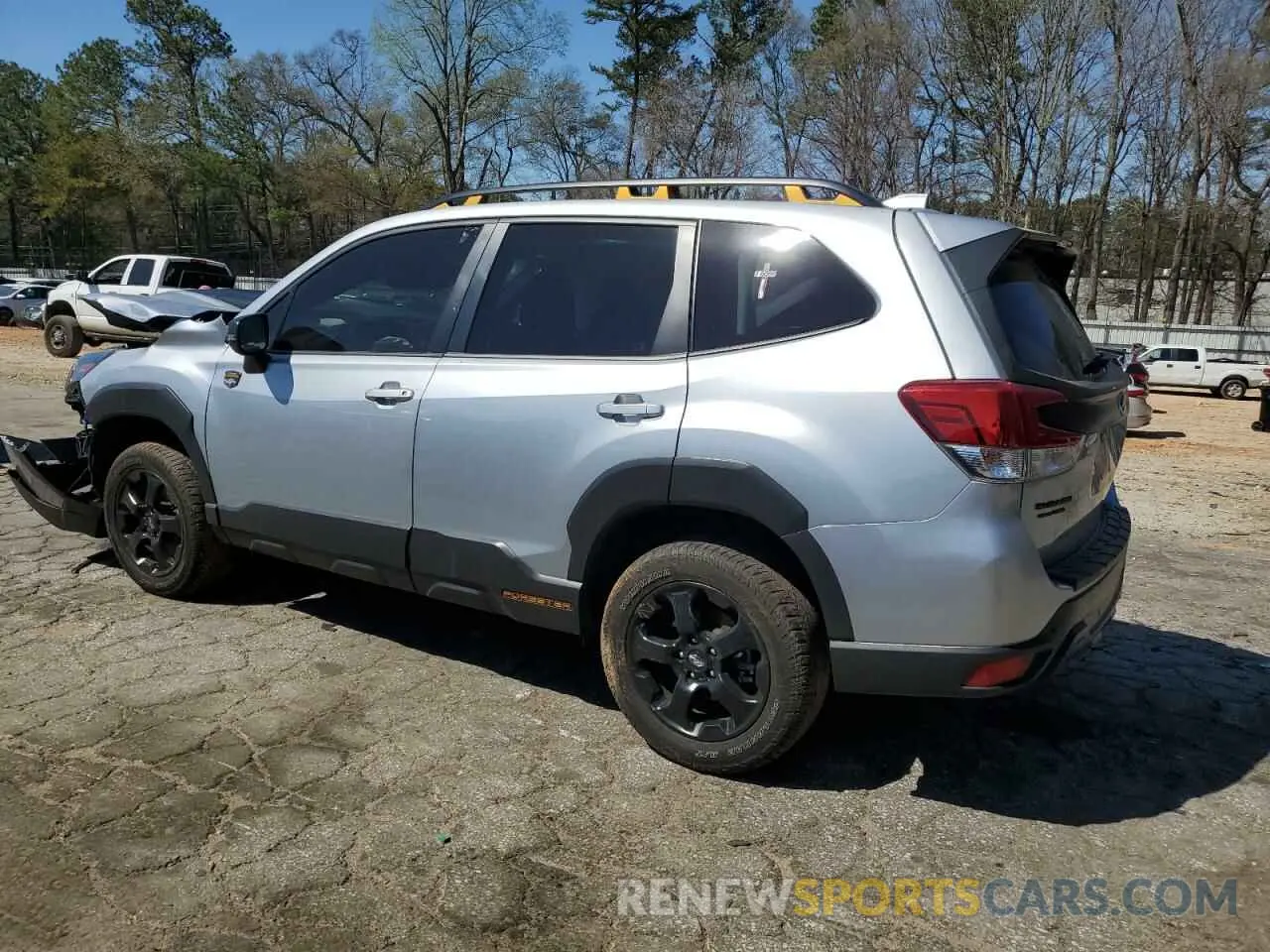 2 fotografías del automóvil dañado JF2SKAMC7NH470663 SUBARU FORESTER 2022