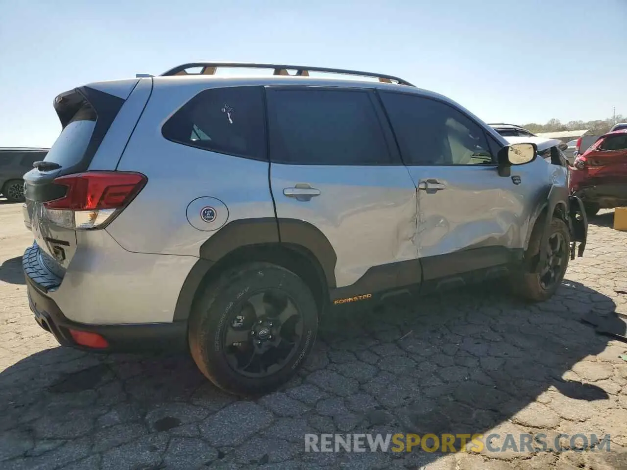 3 fotografías del automóvil dañado JF2SKAMC7NH470663 SUBARU FORESTER 2022