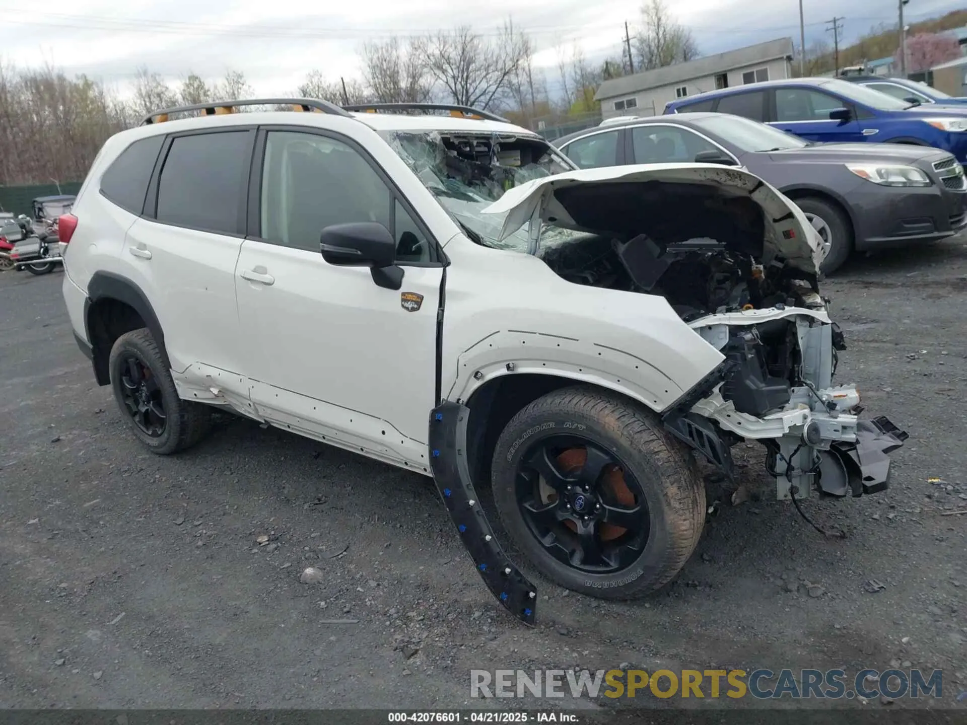 1 fotografías del automóvil dañado JF2SKAMC8NH403196 SUBARU FORESTER 2022