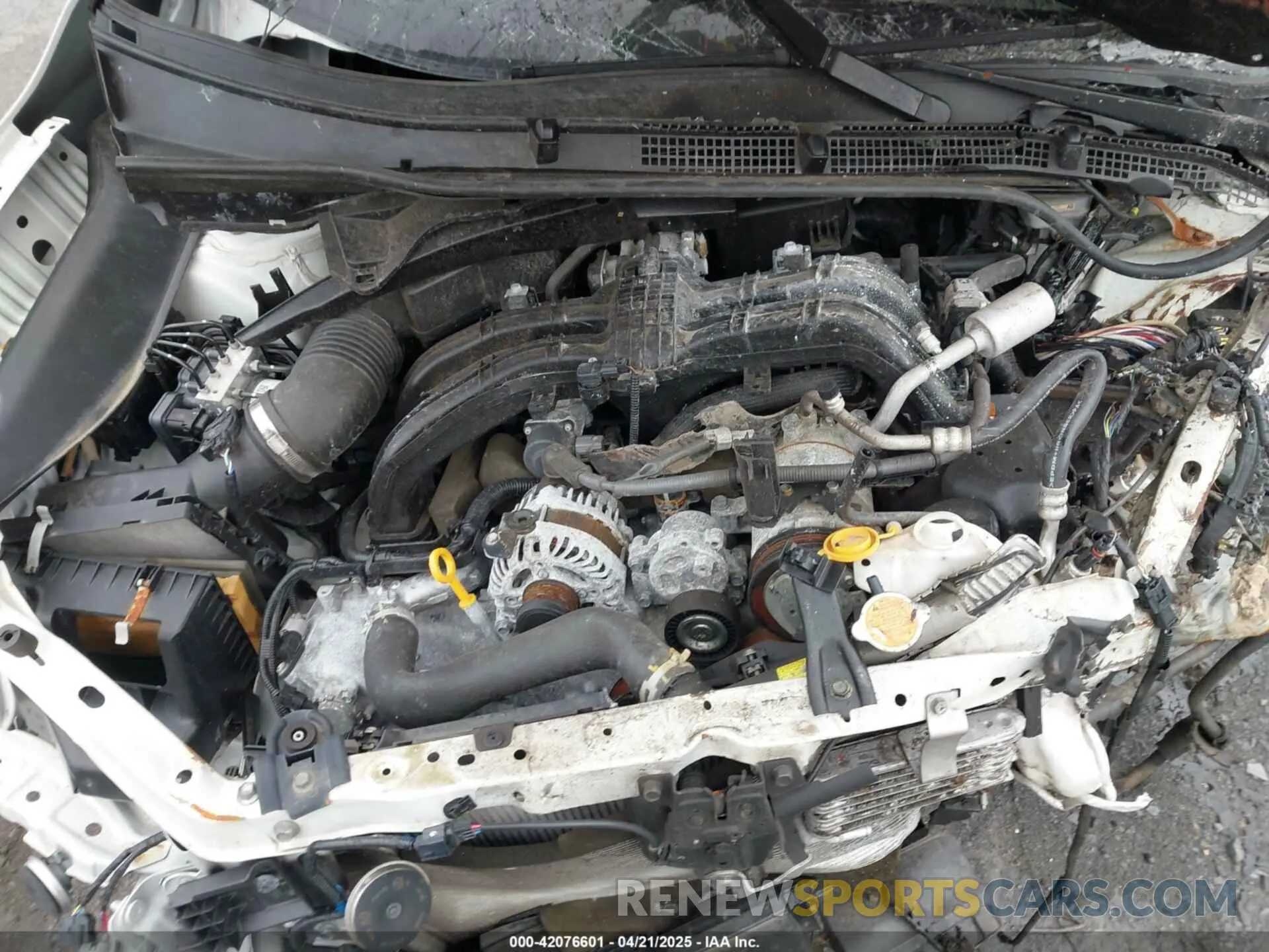 10 fotografías del automóvil dañado JF2SKAMC8NH403196 SUBARU FORESTER 2022