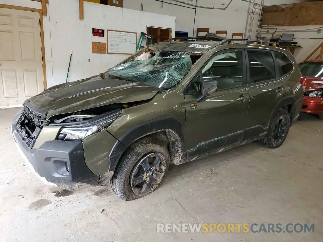 1 fotografías del automóvil dañado JF2SKAMC9NH506045 SUBARU FORESTER 2022