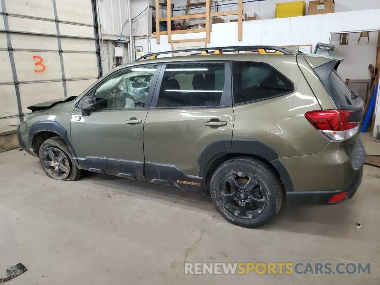 2 fotografías del automóvil dañado JF2SKAMC9NH506045 SUBARU FORESTER 2022