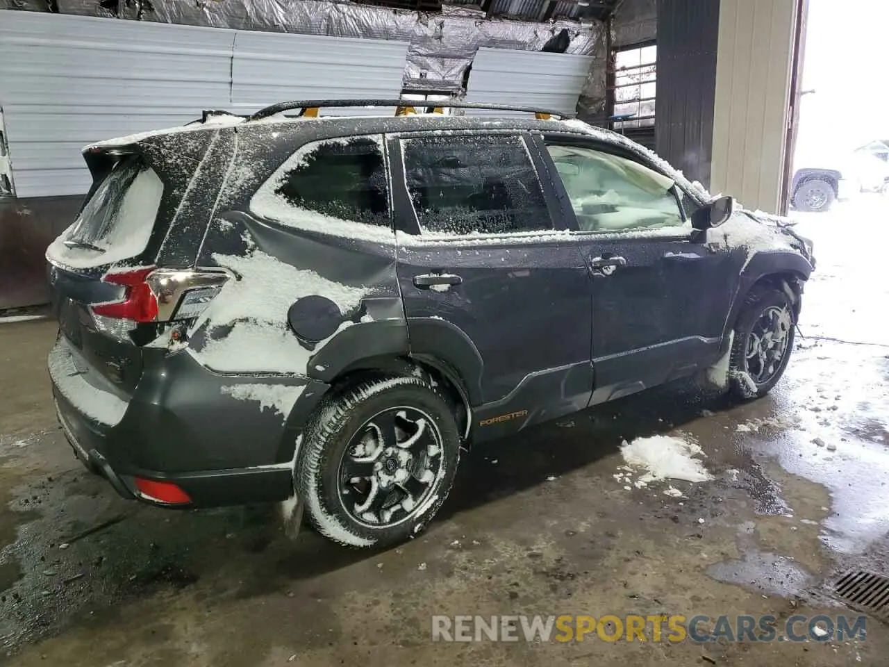 3 fotografías del automóvil dañado JF2SKAMCXNH403135 SUBARU FORESTER 2022