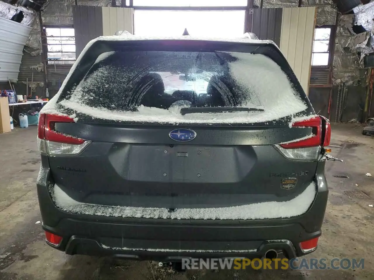 6 fotografías del automóvil dañado JF2SKAMCXNH403135 SUBARU FORESTER 2022