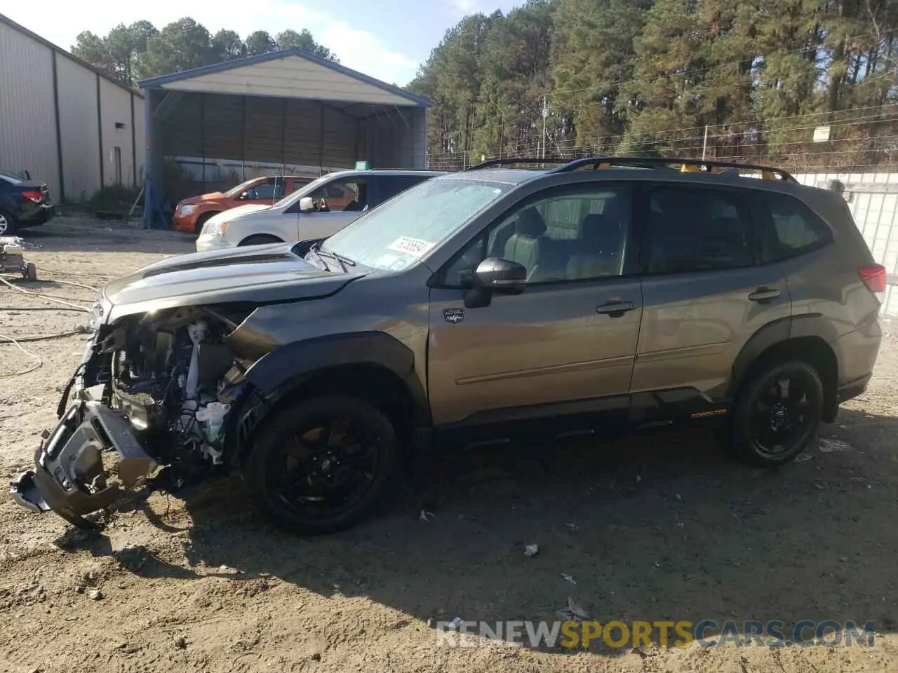 1 fotografías del automóvil dañado JF2SKAMCXNH415124 SUBARU FORESTER 2022