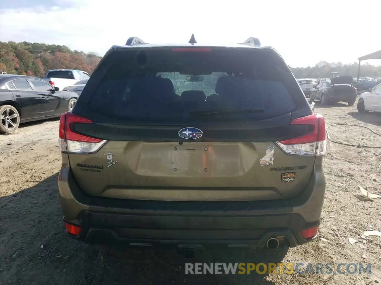 6 fotografías del automóvil dañado JF2SKAMCXNH415124 SUBARU FORESTER 2022