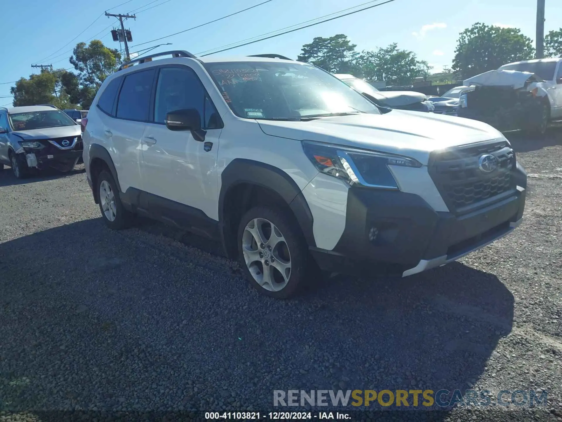 1 fotografías del automóvil dañado JF2SKAMCXNH487926 SUBARU FORESTER 2022