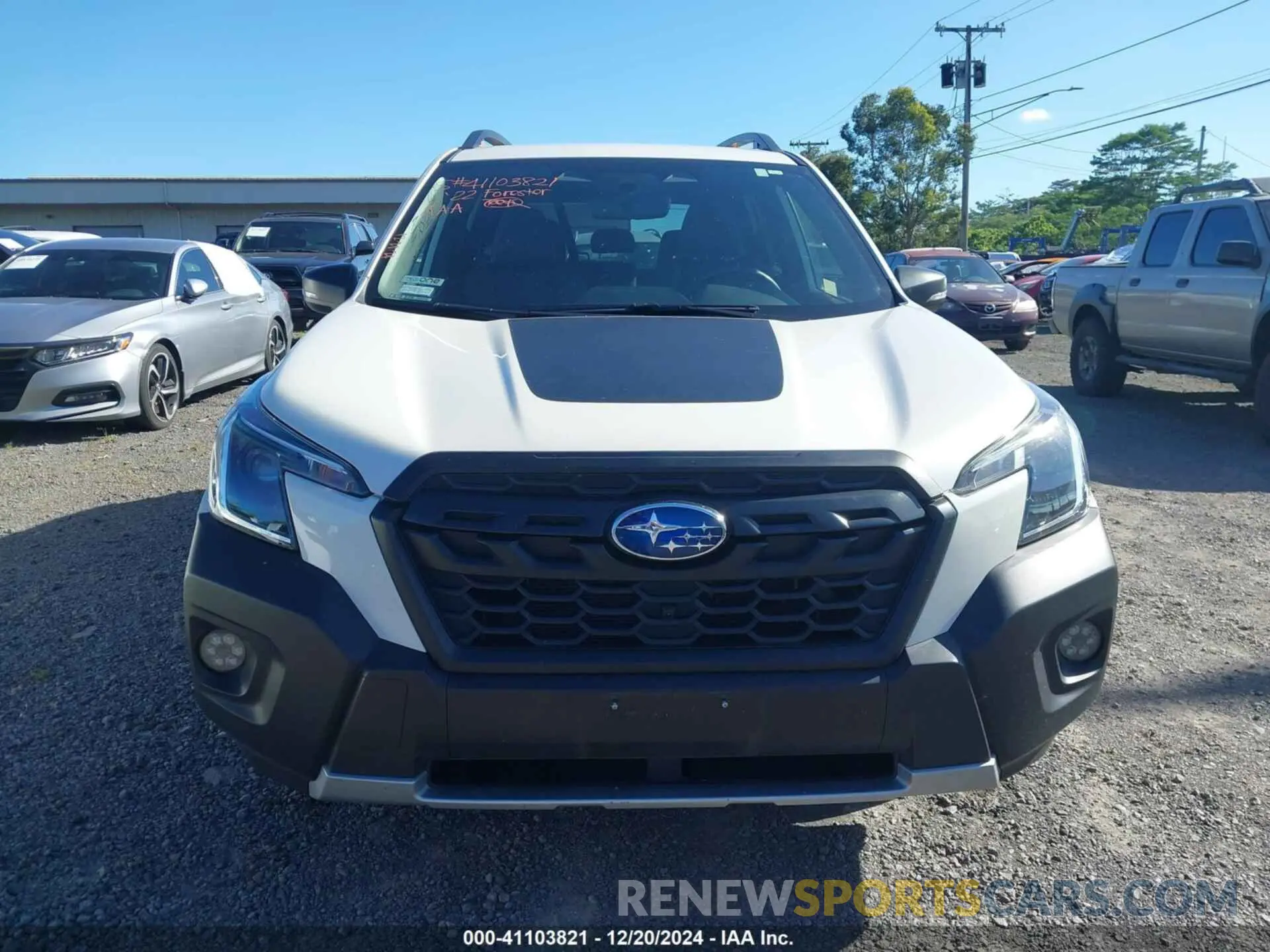 11 fotografías del automóvil dañado JF2SKAMCXNH487926 SUBARU FORESTER 2022