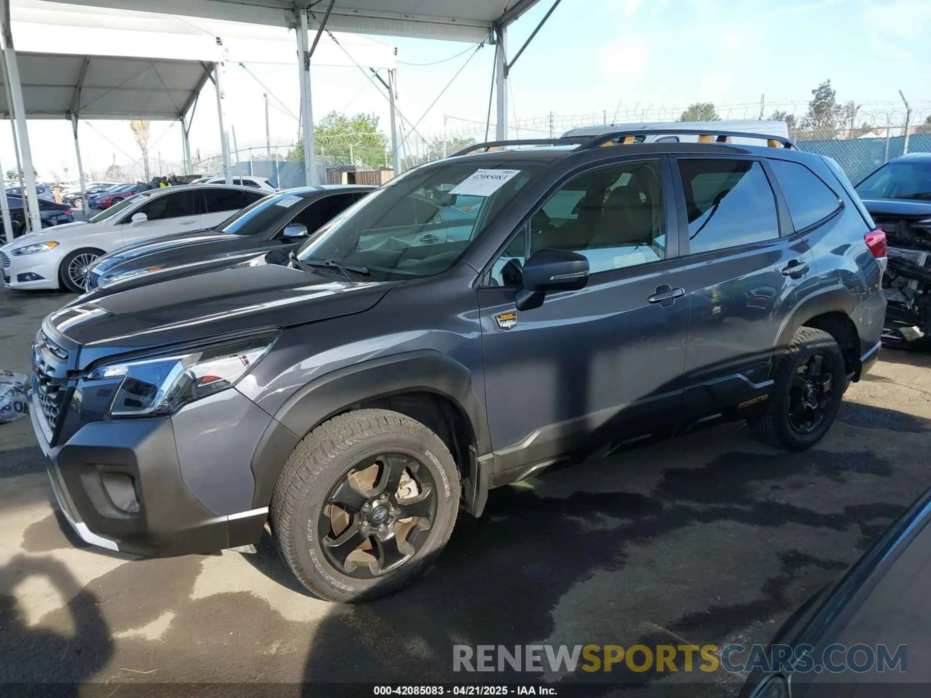 15 fotografías del automóvil dañado JF2SKAMCXNH526997 SUBARU FORESTER 2022