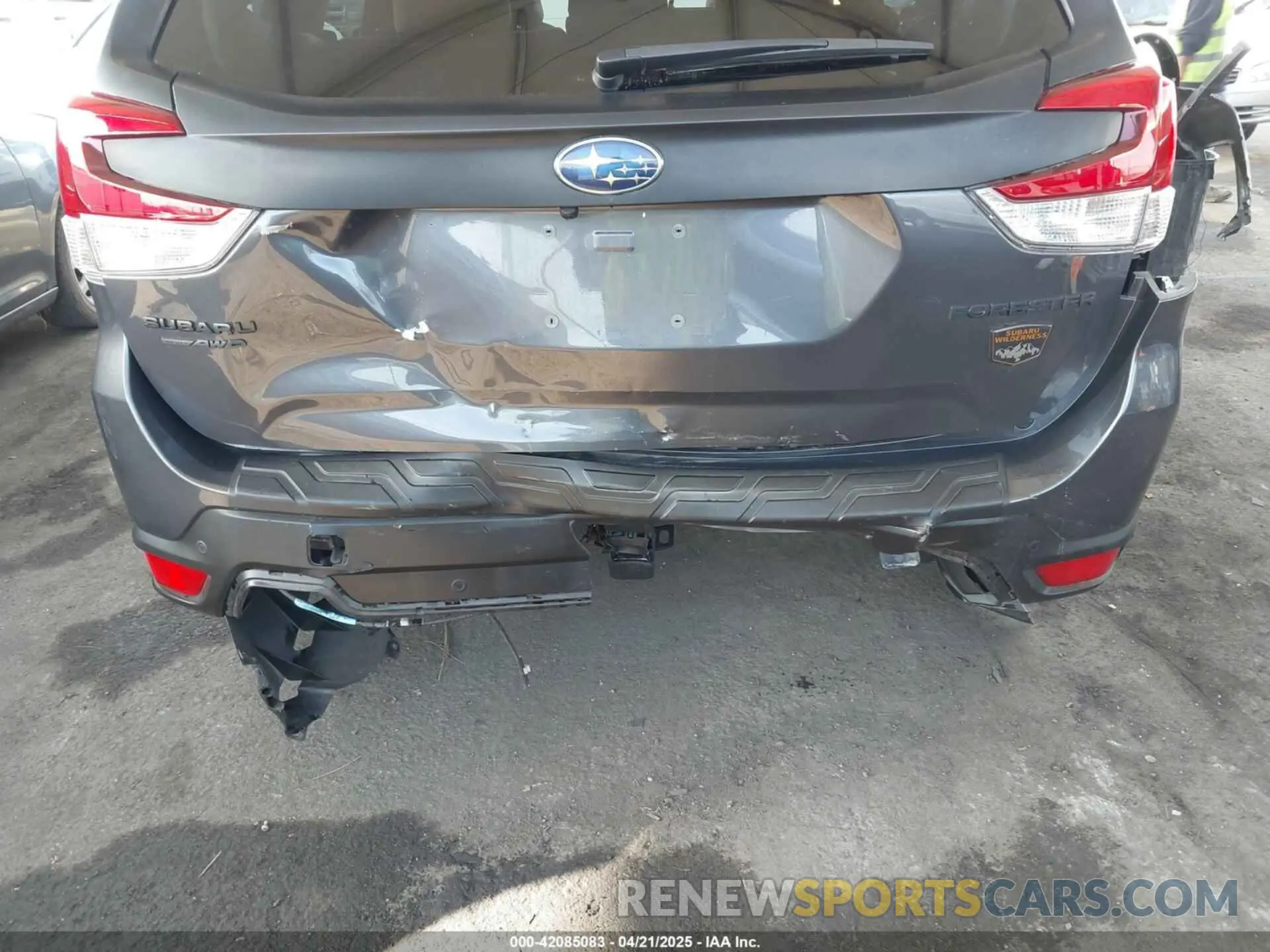 6 fotografías del automóvil dañado JF2SKAMCXNH526997 SUBARU FORESTER 2022