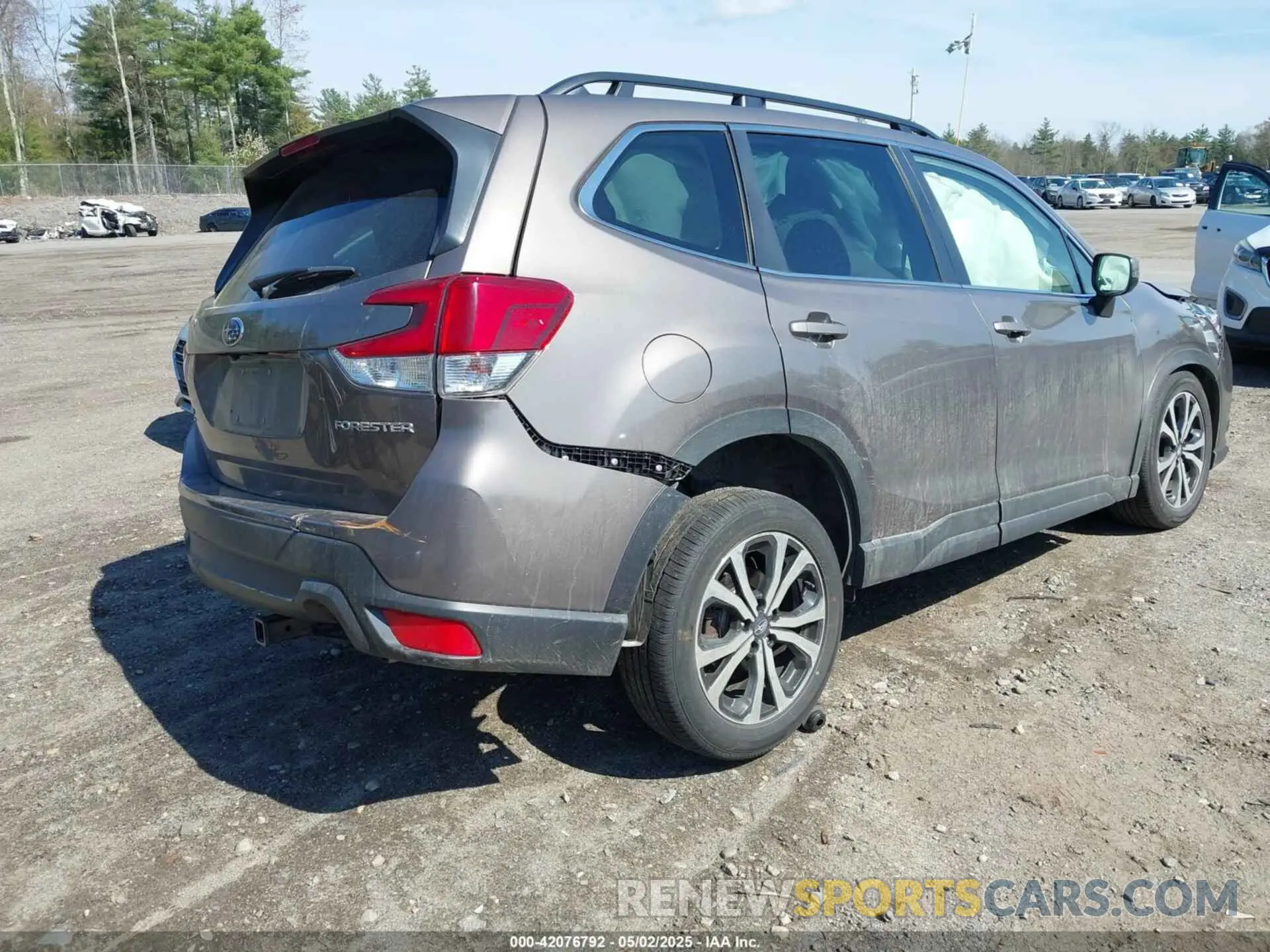 4 fotografías del automóvil dañado JF2SKANC0NH461964 SUBARU FORESTER 2022