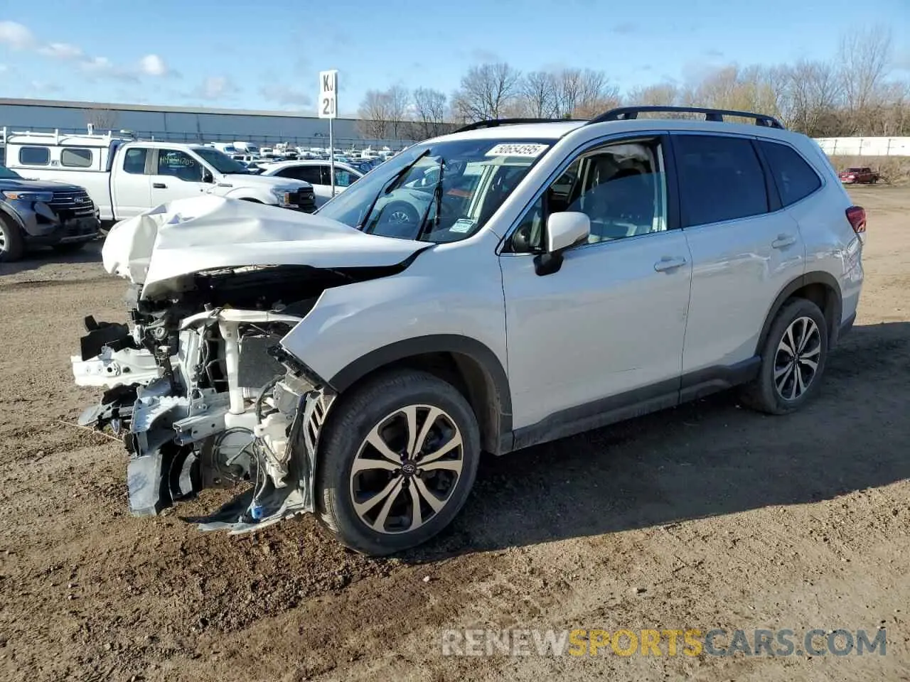 1 fotografías del automóvil dañado JF2SKANC2NH410191 SUBARU FORESTER 2022