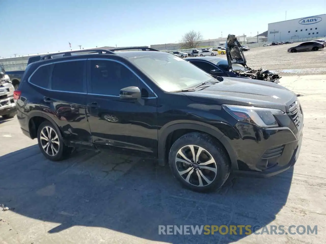 4 fotografías del automóvil dañado JF2SKANC6NH430329 SUBARU FORESTER 2022