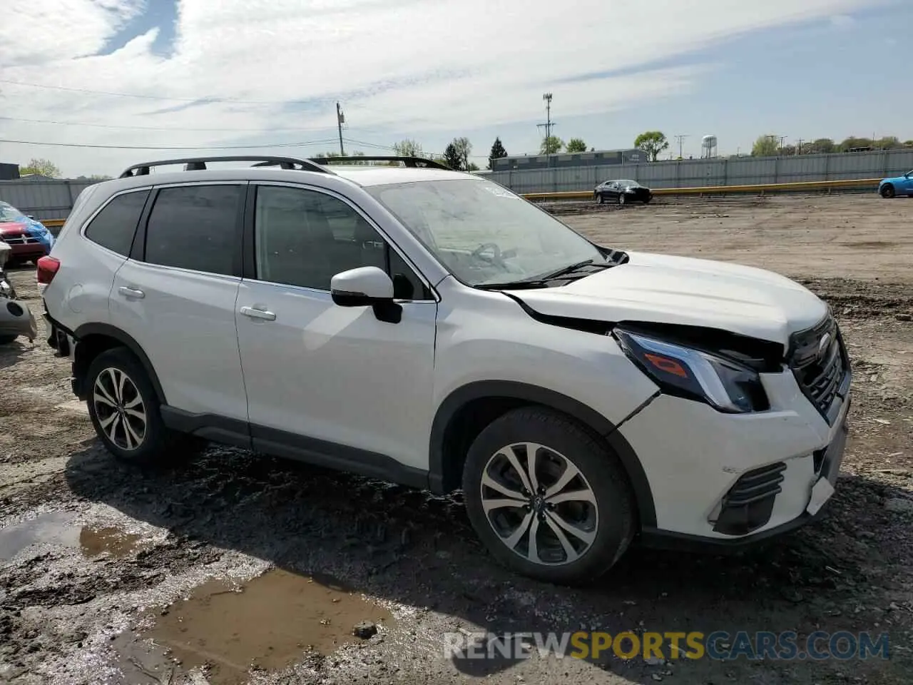 4 fotografías del automóvil dañado JF2SKANC7NH404144 SUBARU FORESTER 2022