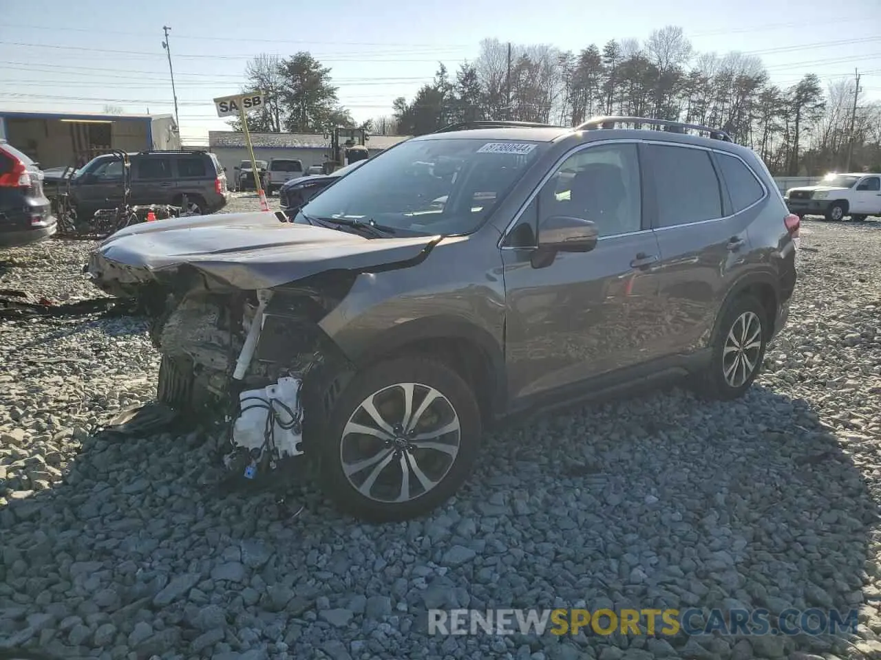 1 fotografías del automóvil dañado JF2SKANC8NH450758 SUBARU FORESTER 2022
