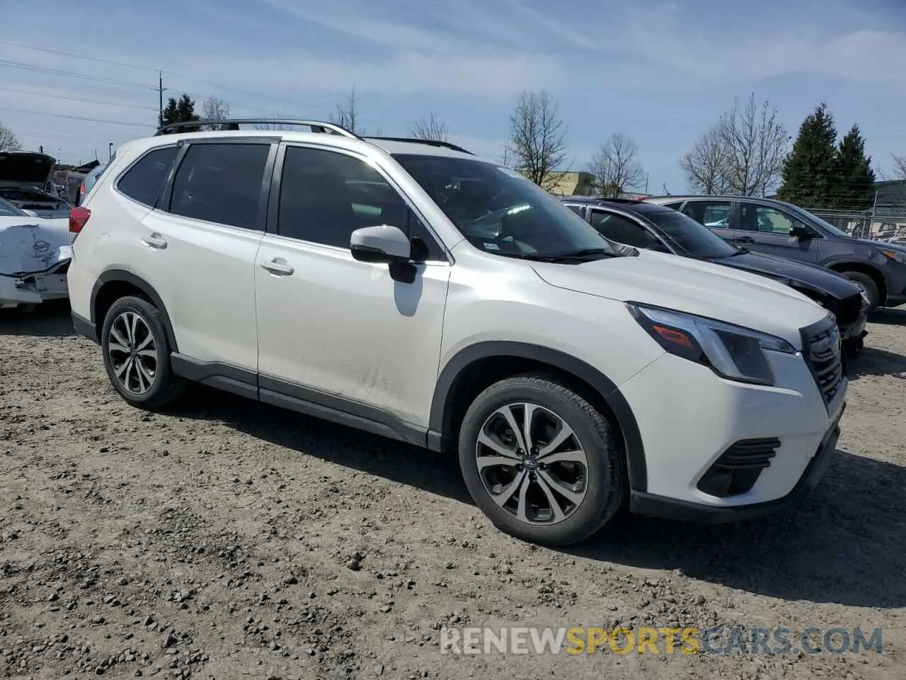 4 fotografías del automóvil dañado JF2SKAPC0NH471066 SUBARU FORESTER 2022