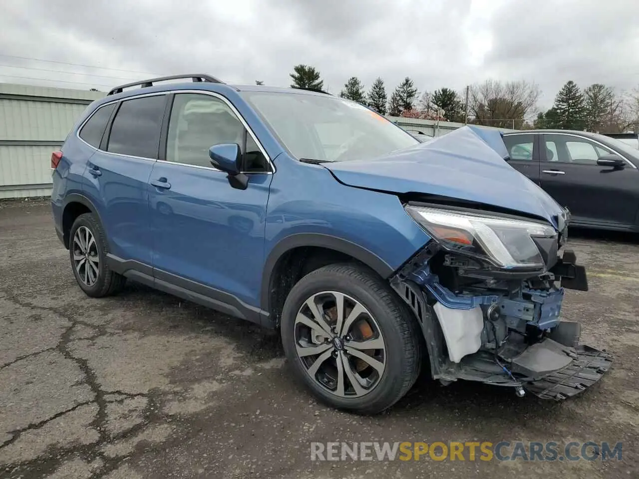 4 fotografías del automóvil dañado JF2SKAPC0NH476428 SUBARU FORESTER 2022