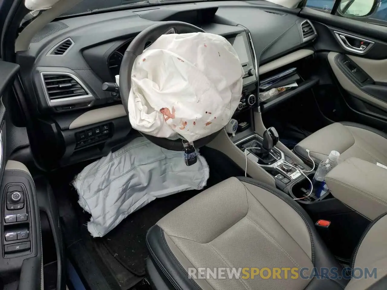 8 fotografías del automóvil dañado JF2SKAPC0NH476428 SUBARU FORESTER 2022