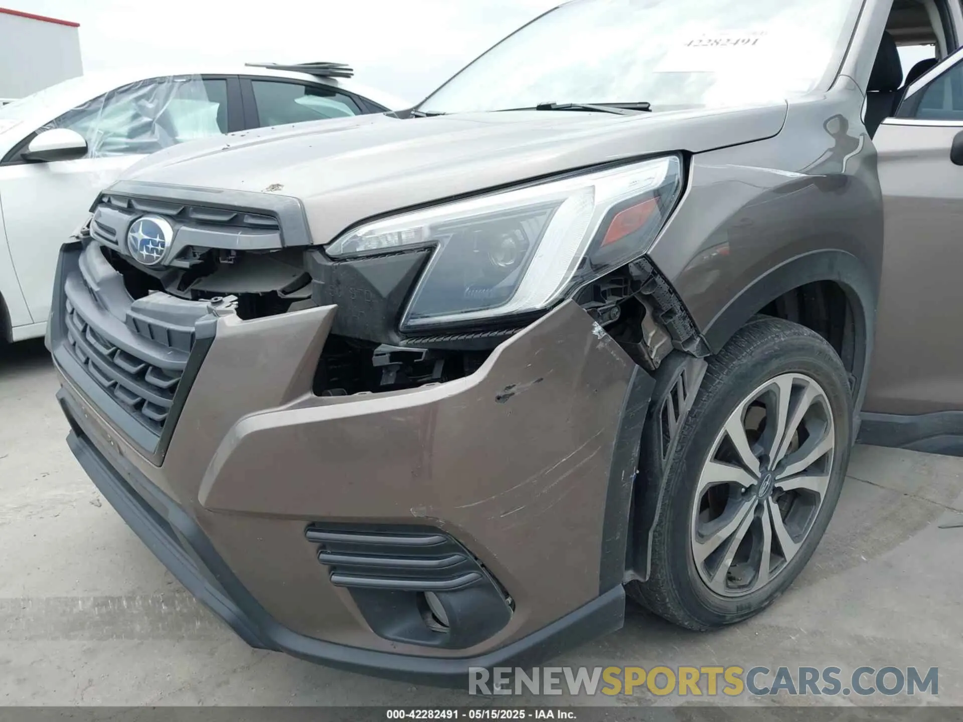 6 fotografías del automóvil dañado JF2SKAPC1NH411121 SUBARU FORESTER 2022