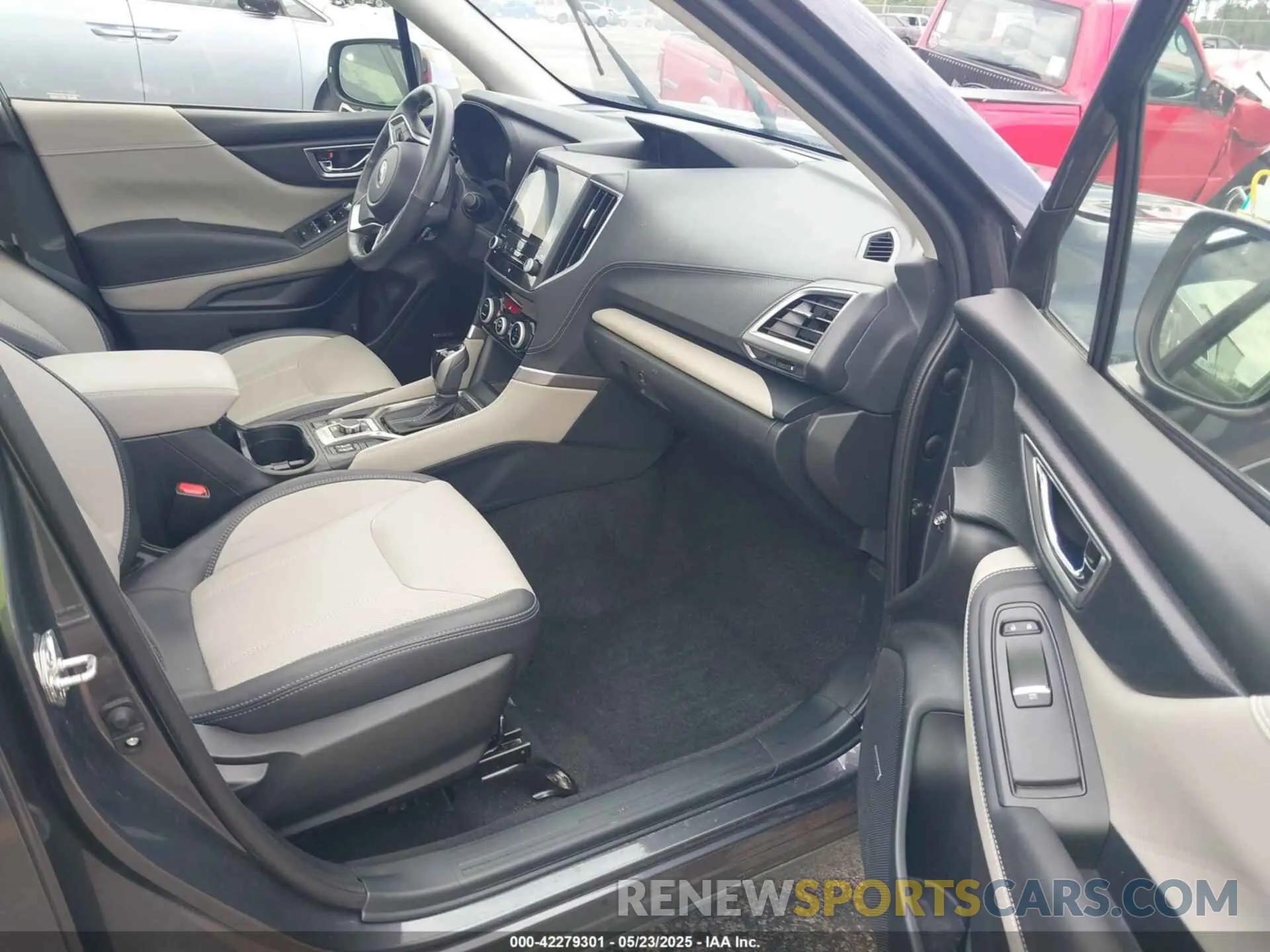 5 fotografías del automóvil dañado JF2SKAPC1NH521053 SUBARU FORESTER 2022