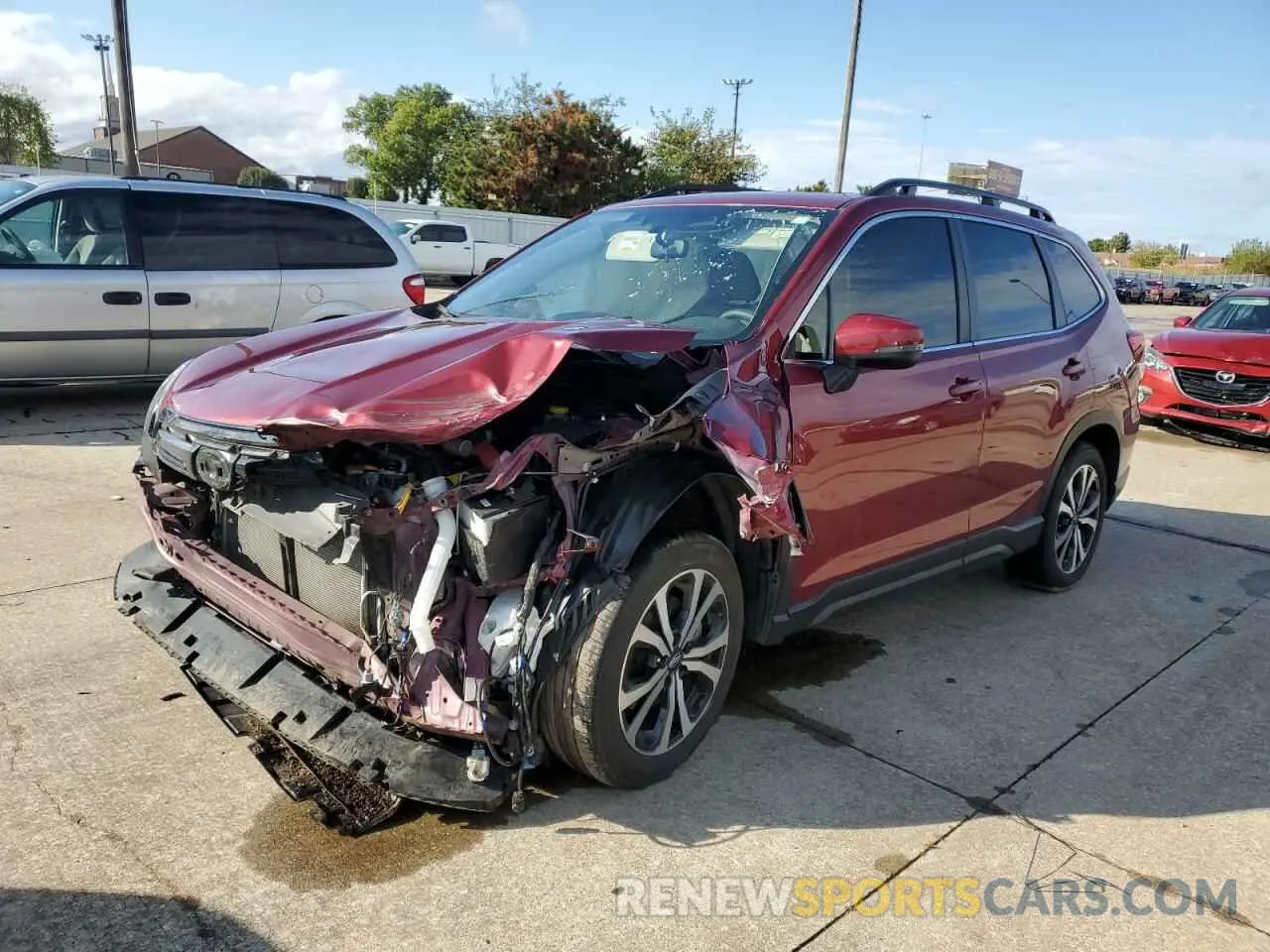 1 fotografías del automóvil dañado JF2SKAPC2NH470825 SUBARU FORESTER 2022