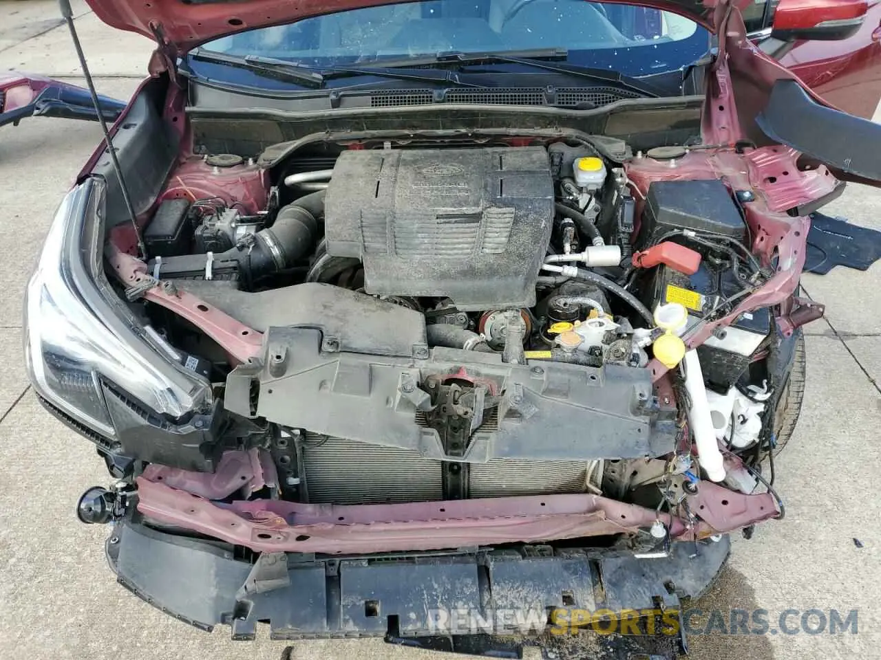 12 fotografías del automóvil dañado JF2SKAPC2NH470825 SUBARU FORESTER 2022