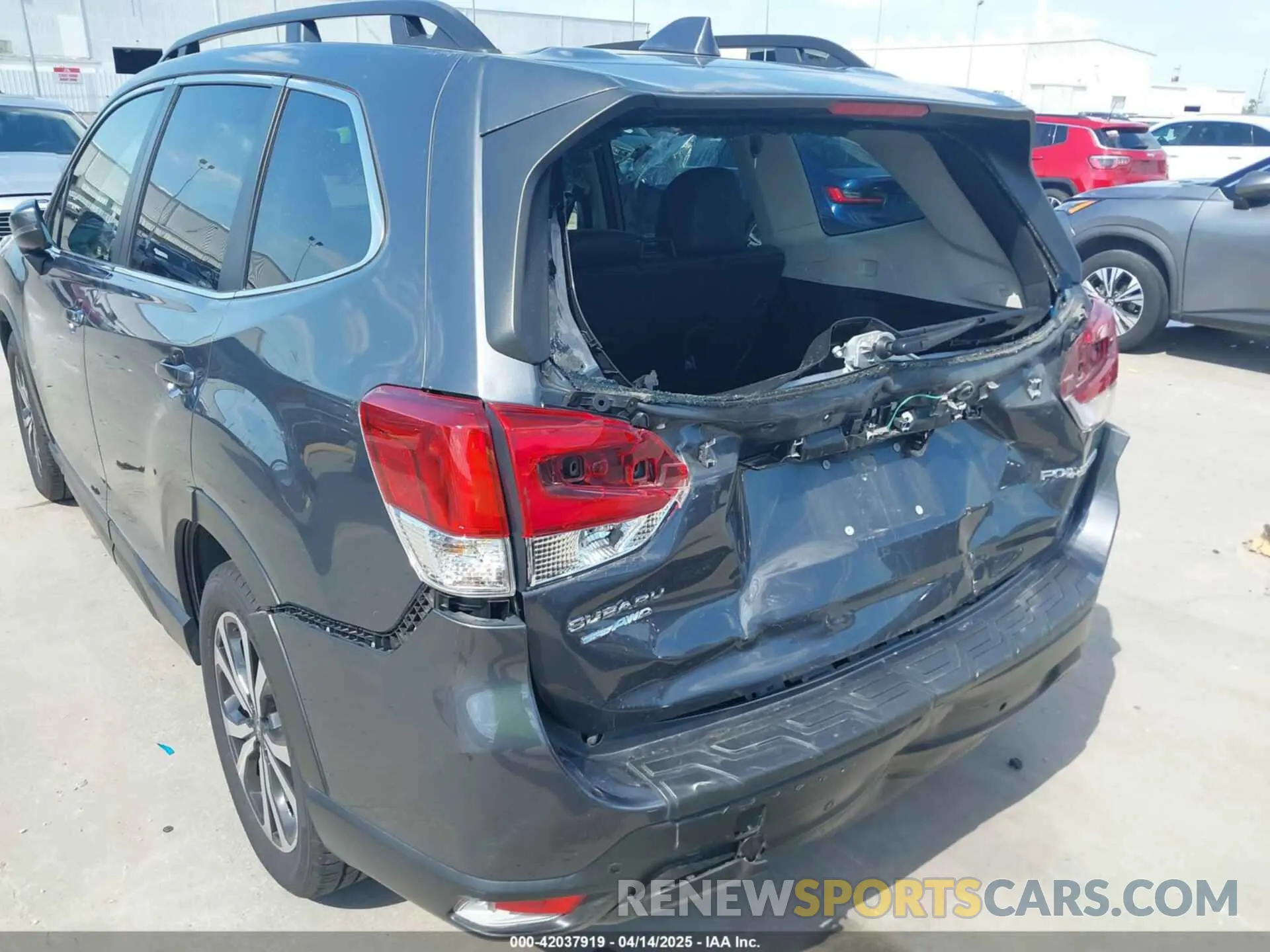 6 fotografías del automóvil dañado JF2SKAPC3NH408415 SUBARU FORESTER 2022