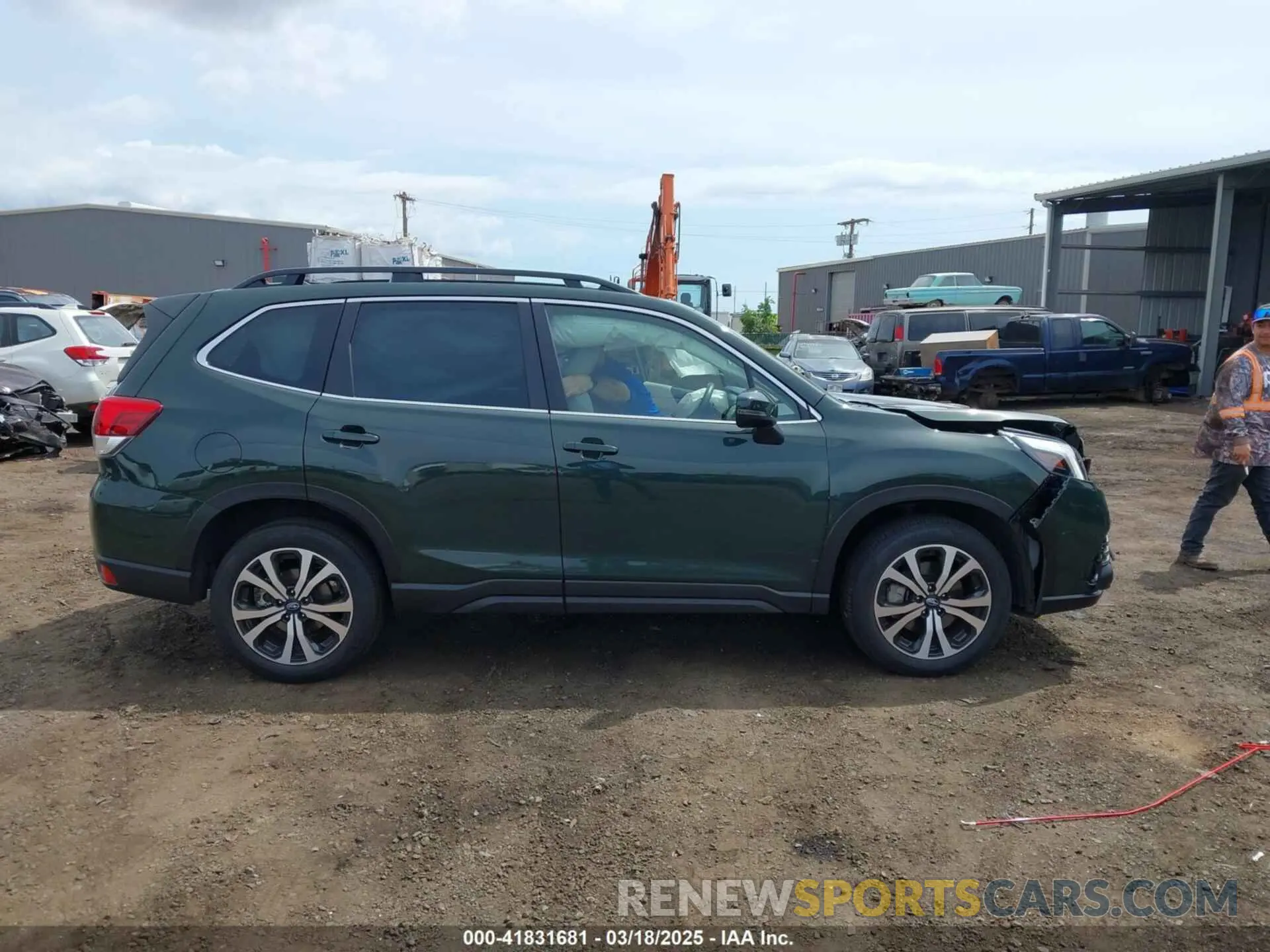 12 fotografías del automóvil dañado JF2SKAPCXNH440181 SUBARU FORESTER 2022