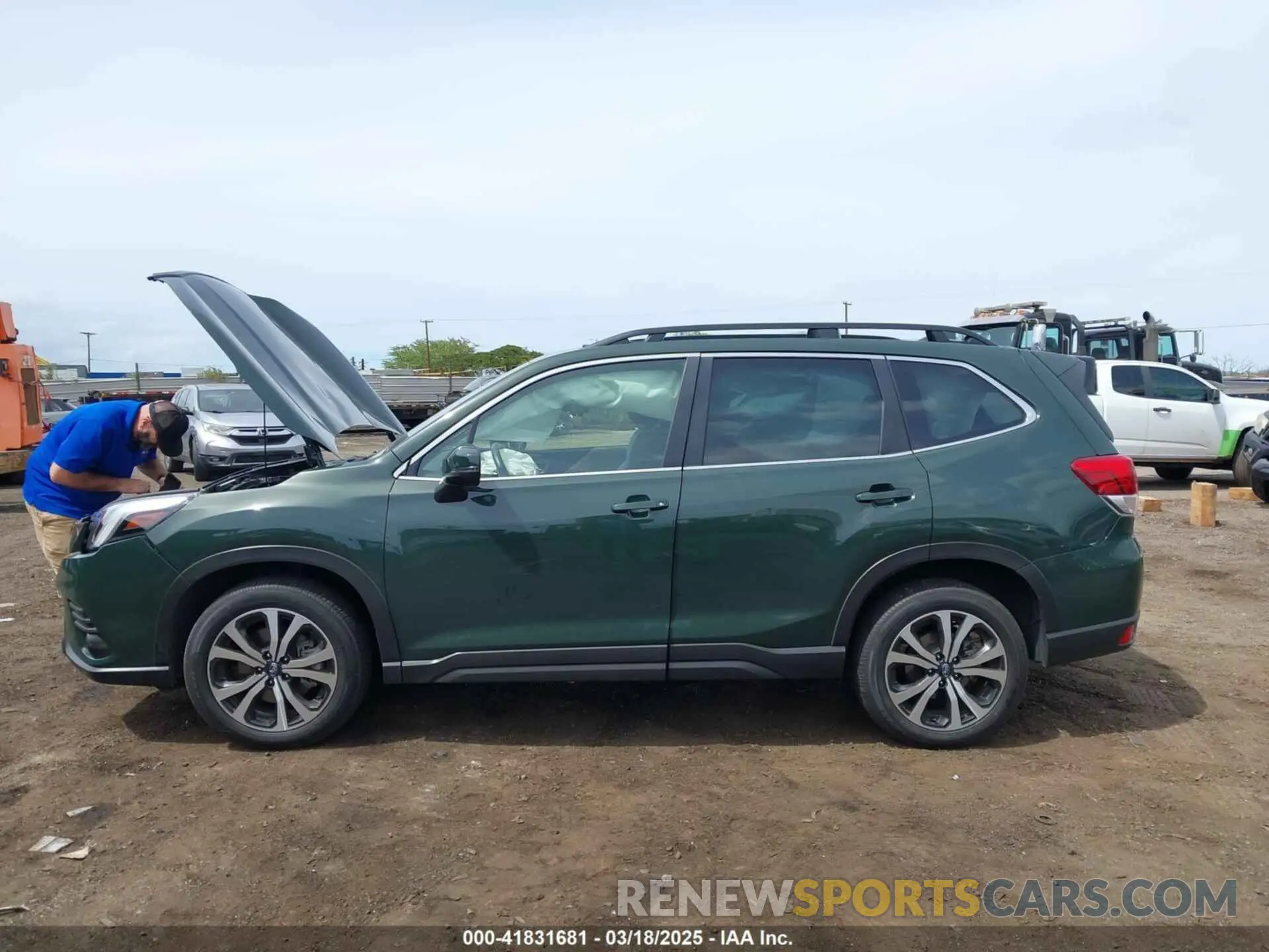 13 fotografías del automóvil dañado JF2SKAPCXNH440181 SUBARU FORESTER 2022