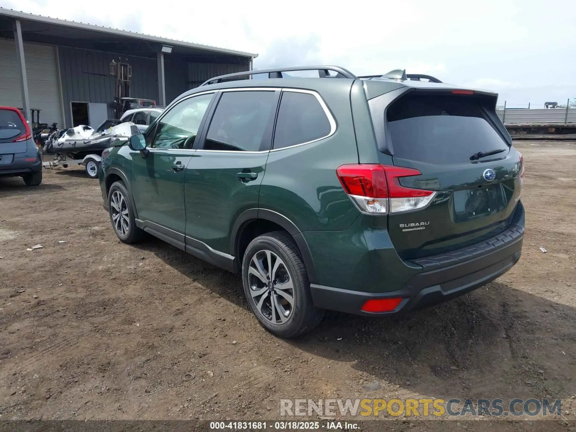 3 fotografías del automóvil dañado JF2SKAPCXNH440181 SUBARU FORESTER 2022