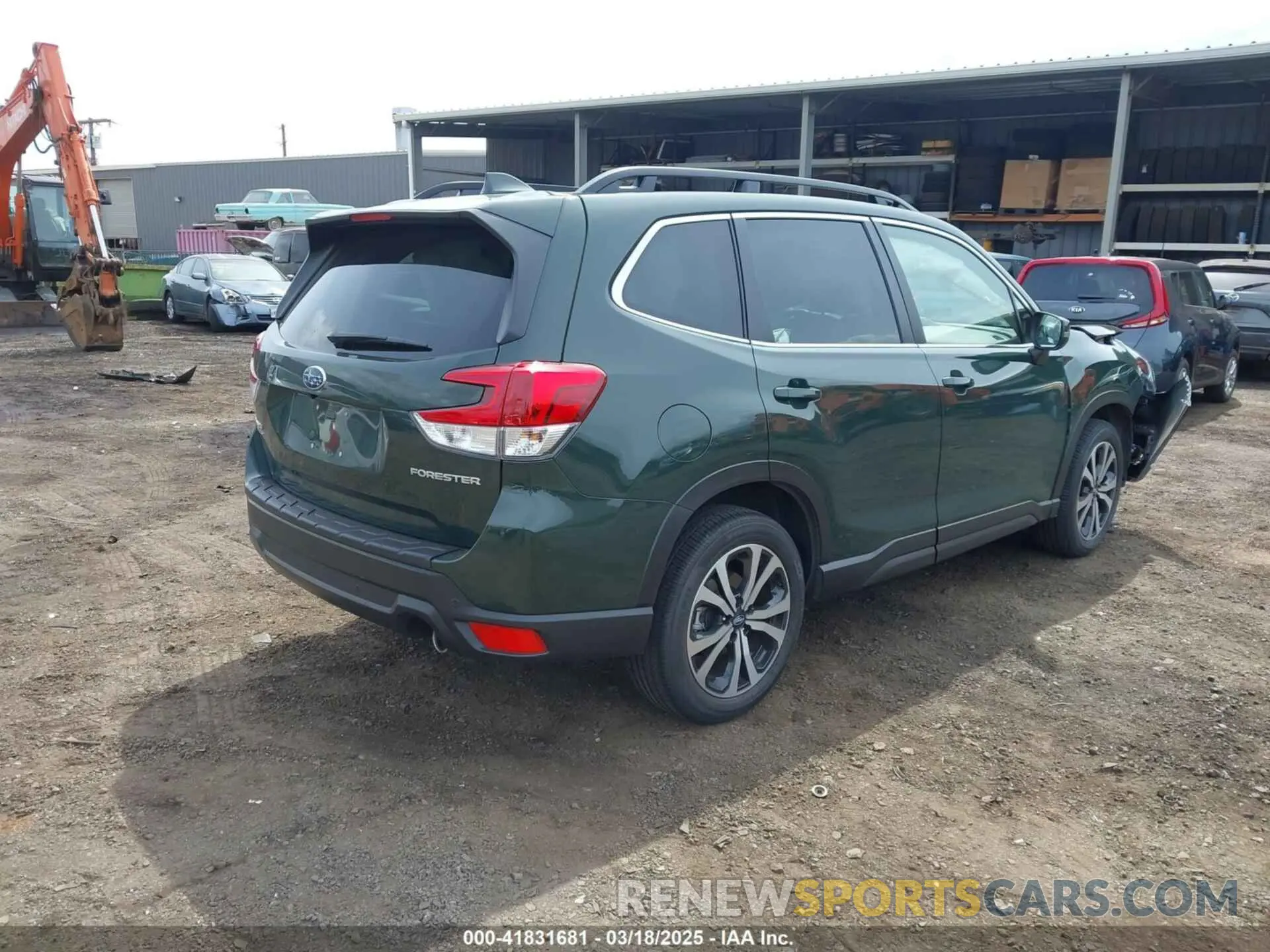4 fotografías del automóvil dañado JF2SKAPCXNH440181 SUBARU FORESTER 2022