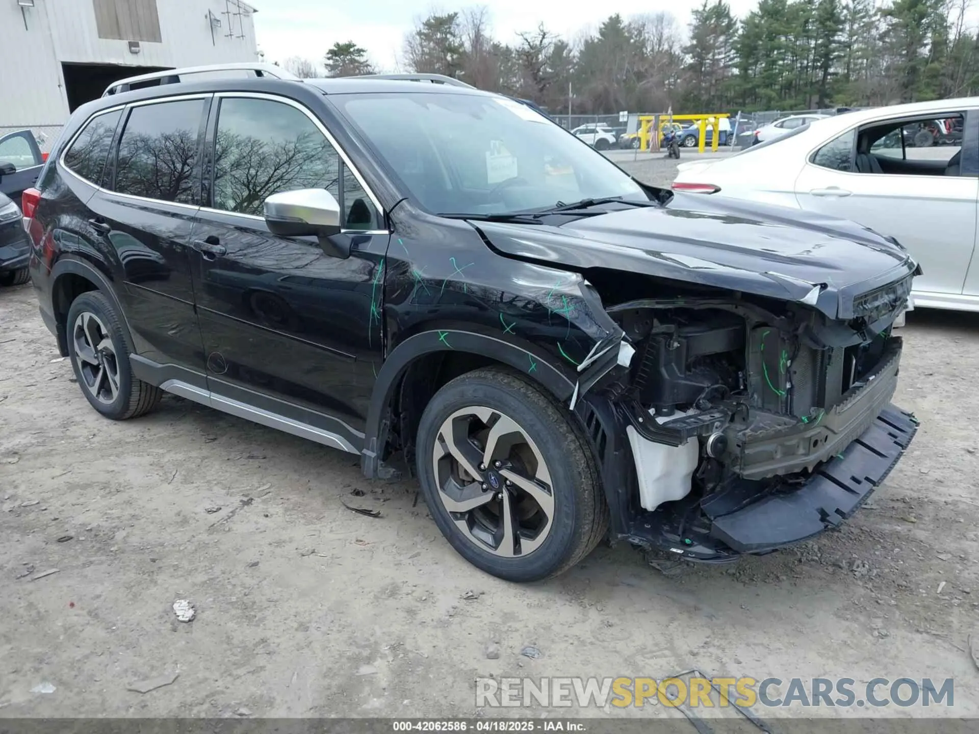 1 fotografías del automóvil dañado JF2SKARC0NH436539 SUBARU FORESTER 2022
