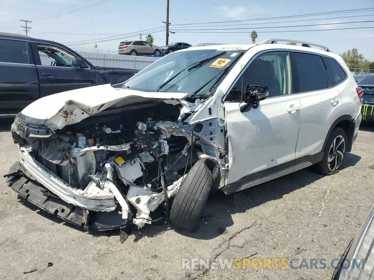 1 fotografías del automóvil dañado JF2SKARC2NH525335 SUBARU FORESTER 2022