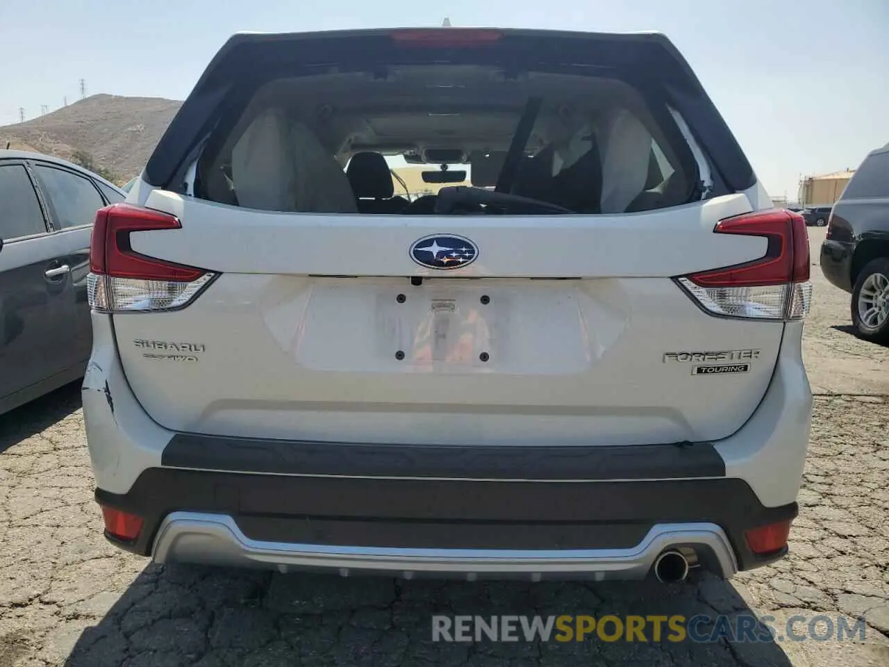 6 fotografías del automóvil dañado JF2SKARC2NH525335 SUBARU FORESTER 2022