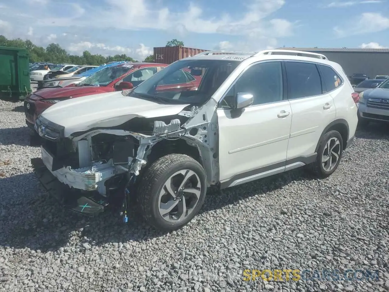1 fotografías del automóvil dañado JF2SKARC6NH530599 SUBARU FORESTER 2022