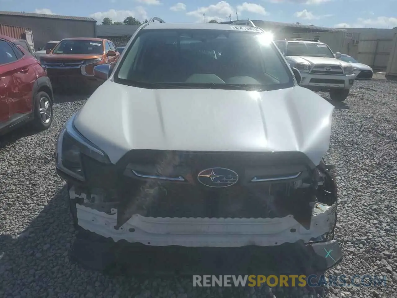 5 fotografías del automóvil dañado JF2SKARC6NH530599 SUBARU FORESTER 2022