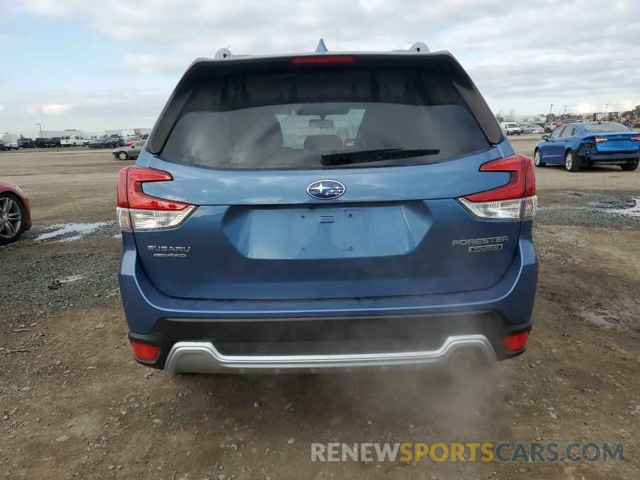 6 fotografías del automóvil dañado JF2SKARC9NH516017 SUBARU FORESTER 2022