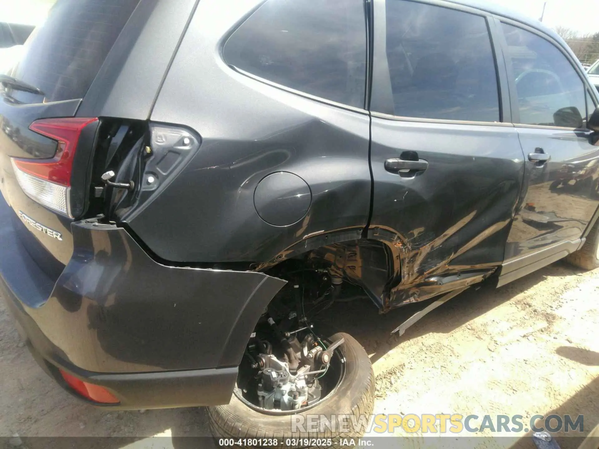 6 fotografías del automóvil dañado JF2SKAAC9PH477458 SUBARU FORESTER 2023
