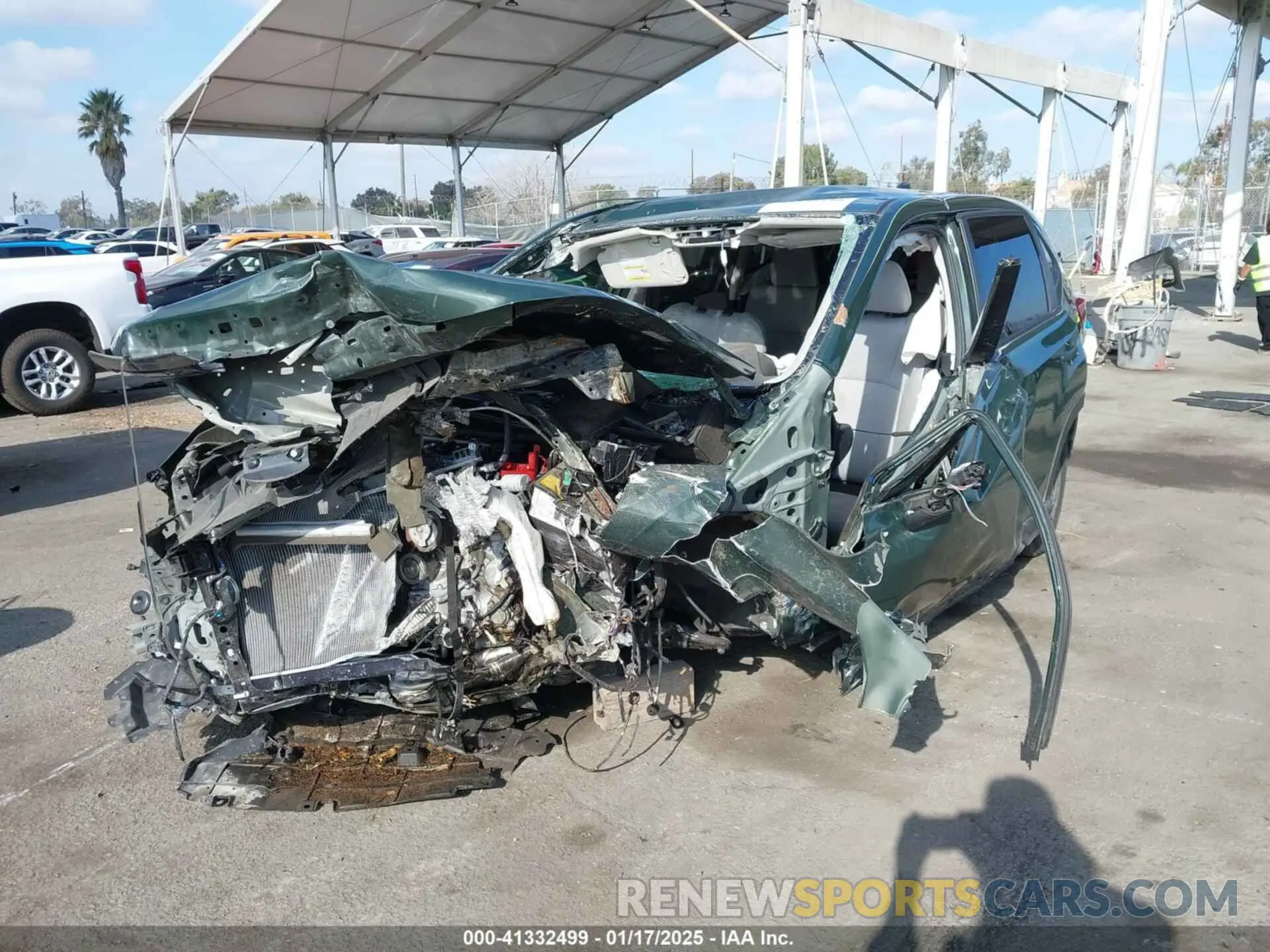 6 fotografías del automóvil dañado JF2SKAAC9PH502018 SUBARU FORESTER 2023