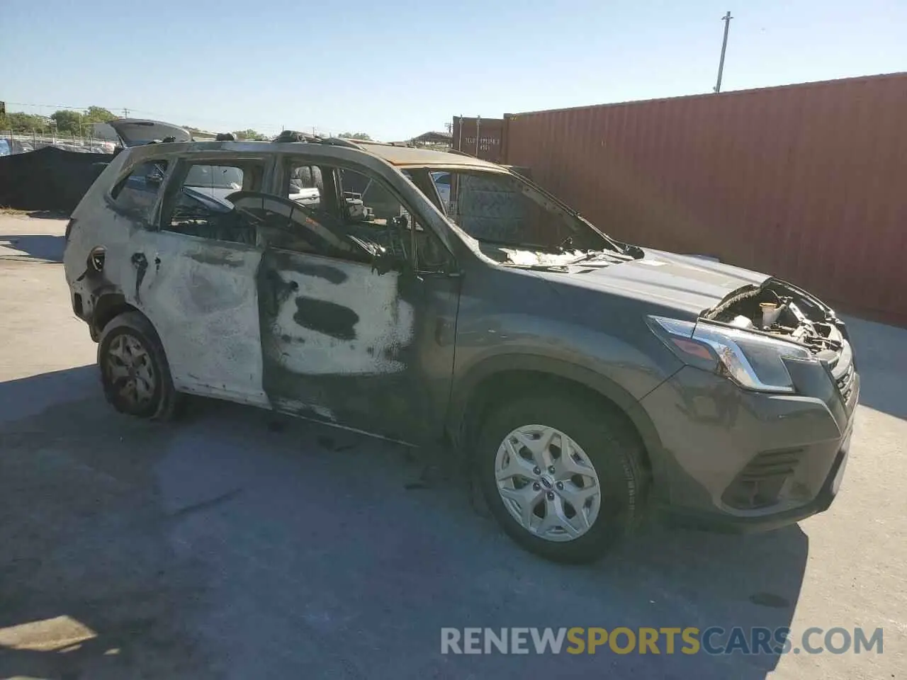 4 fotografías del automóvil dañado JF2SKACC6PH491945 SUBARU FORESTER 2023