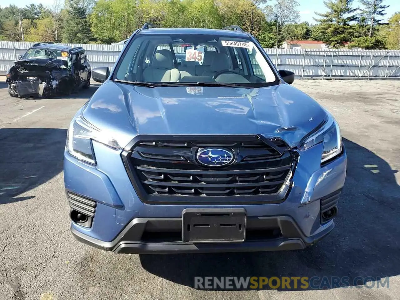 5 fotografías del automóvil dañado JF2SKACC8PH481305 SUBARU FORESTER 2023