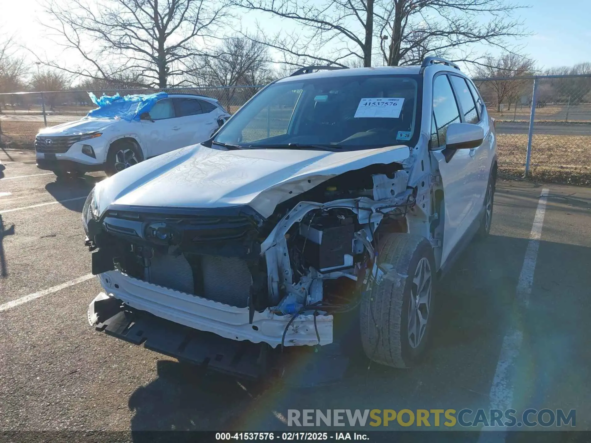 6 fotografías del automóvil dañado JF2SKADC0PH512111 SUBARU FORESTER 2023