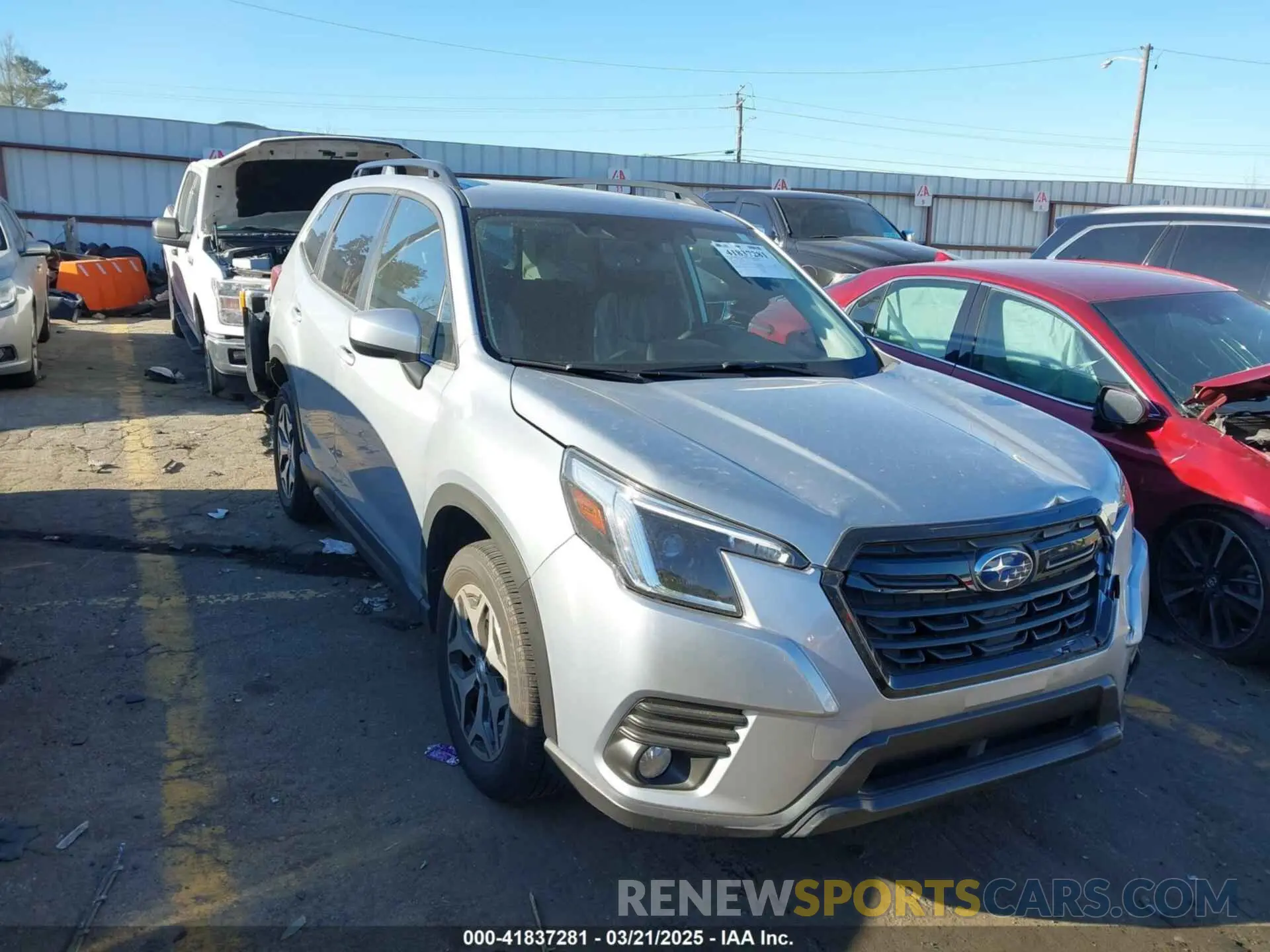 1 fotografías del automóvil dañado JF2SKADC1PH496825 SUBARU FORESTER 2023